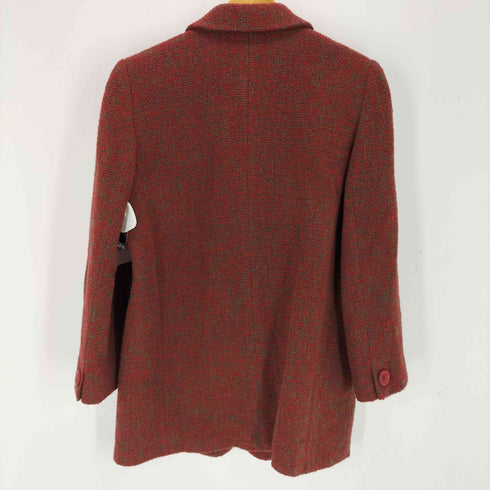 ハーディエイミス HARDY AMIES ナイロン混 メランジウール3Bテーラードジャケット レディース 9