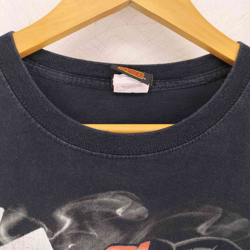ジャージーズ JERZEES キャラクタープリントクルーネック半袖Tシャツ メンズ
