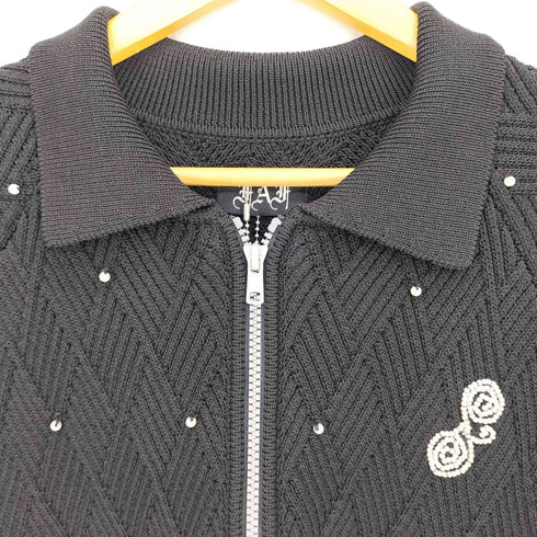 フェイクアズフラワーズ FAKE ASS FLOWERS 24AW PEARL CARDIGAN メンズ JPN:3