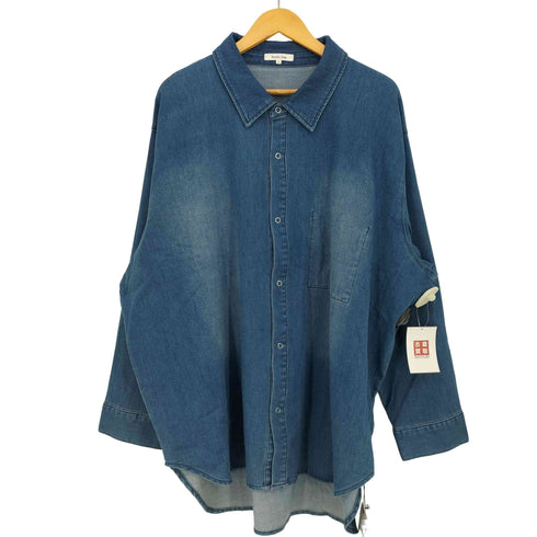 STUDIO DOE Gender Free brushed denim shirt jacket メンズ import:M