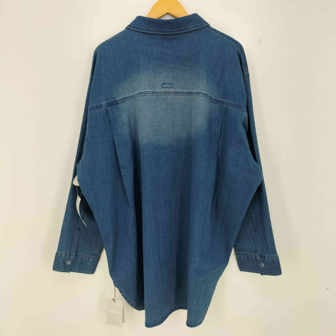STUDIO DOE Gender Free brushed denim shirt jacket メンズ import:M