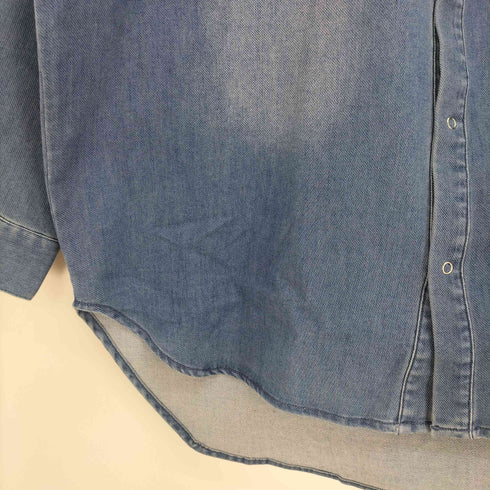 STUDIO DOE Gender Free brushed denim shirt jacket メンズ import:M