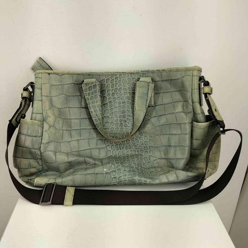 フルラ FURLA クロコ型押し 2WAYトートバッグ レディース