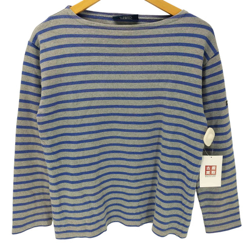 セントジェームス SAINT JAMES ボーダー ボートネックカットソー レディース 36
