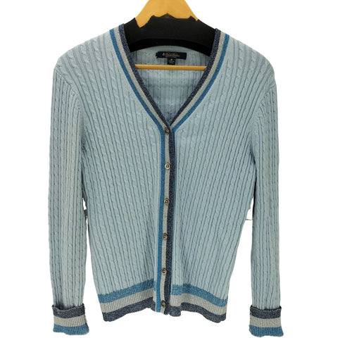 ブルックスブラザーズ BROOKS BROTHERS ラメ ケーブルカーディガン レディース import:M