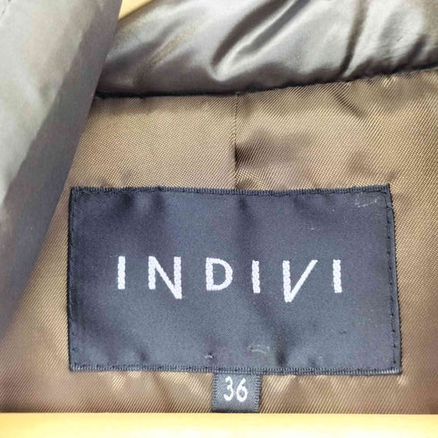 インディヴィ INDIVI ファーダウンジャケット レディース JPN:36