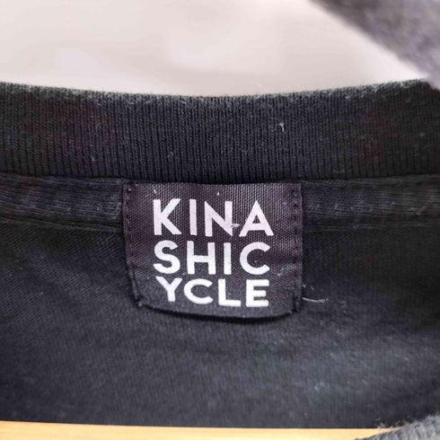 キナシサイクル 木梨サイクル KINASHI CYCLE ワンポイントロゴ クルーネックTシャツ メンズ JPN:L