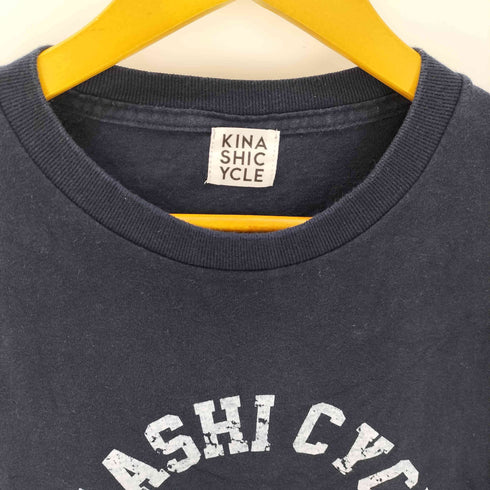 キナシサイクル 木梨サイクル KINASHI CYCLE フロントプリント クルーネックTシャツ メンズ JPN:L