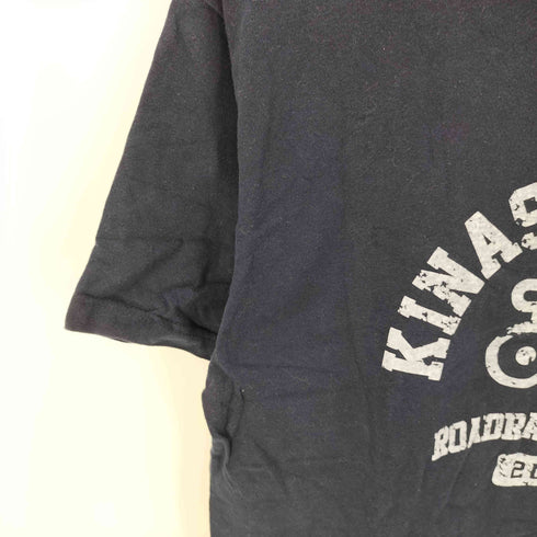 キナシサイクル 木梨サイクル KINASHI CYCLE フロントプリント クルーネックTシャツ メンズ JPN:L