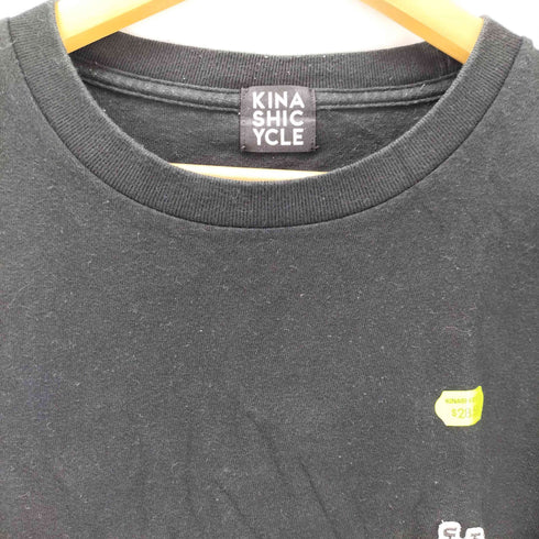 キナシサイクル 木梨サイクル KINASHI CYCLE ワンポイント刺繍 クルーネックTシャツ メンズ JPN:L