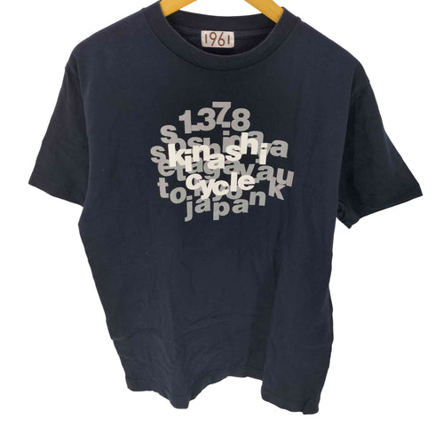 キナシサイクル 木梨サイクル KINASHI CYCLE 1961 グラフィックロゴプリント クルーネックTシャツ メンズ JPN:L