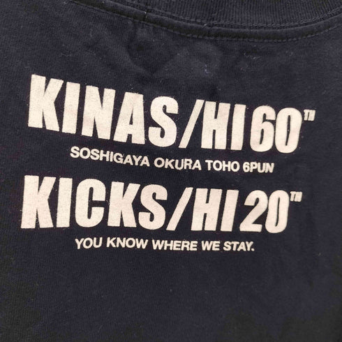 キナシサイクル 木梨サイクル KINASHI CYCLE ALO/HA 両面プリント クルーネックTシャツ メンズ JPN:L