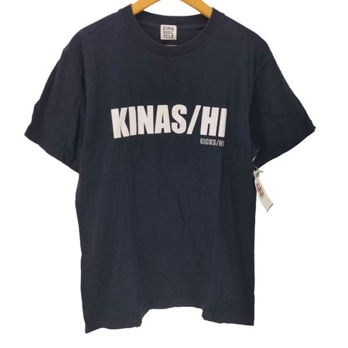 キナシサイクル 木梨サイクル KINASHI CYCLE KINAS/HI 両面プリント クルーネックTシャツ メンズ JPN:L