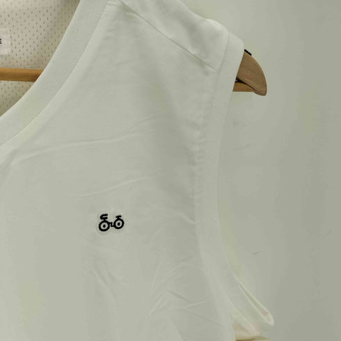 キナシサイクル 木梨サイクル KINASHI CYCLE ワンポイント刺繍 Vネックベスト メンズ JPN:XL