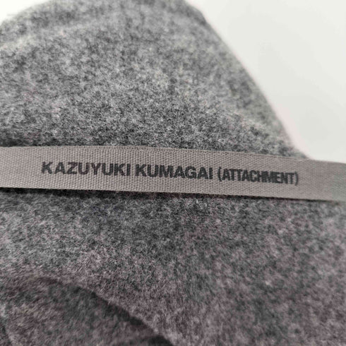 カズユキクマガイアタッチメント KAZUYUKI KUMAGAI ATTACHMENT 13aw カシミヤ混ニットフラノ ロングパンツ メンズ JPN:1
