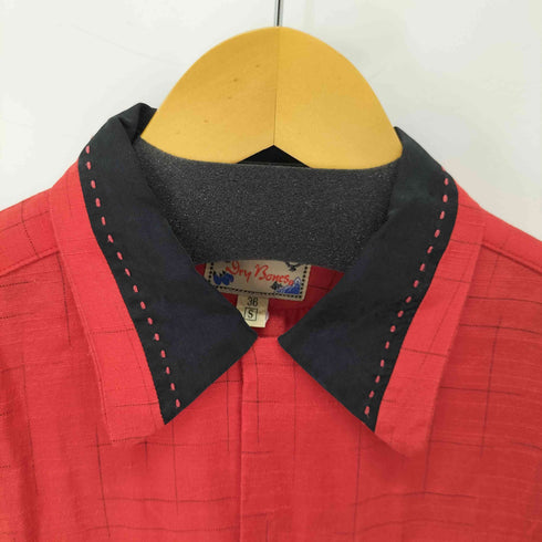 ドライボーンズ Dry Bones レーヨン 開襟 半袖シャツ メンズ US:36