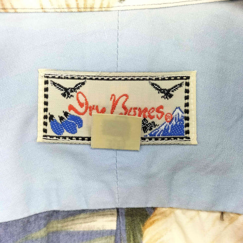 ドライボーンズ Dry Bones ハイビスカス柄 ボタンダウン S/Sプルオーバーシャツ メンズ US:36