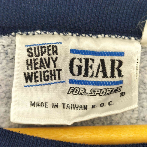 ギアフォースポーツ GEAR FOR SPORTS 90S YALE カレッジプリント 前V クルーネックスウェット メンズ JPN:L