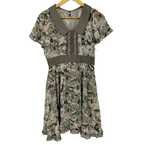 アクシーズファム axes femme レース 総柄 ワンピース レディース JPN:M