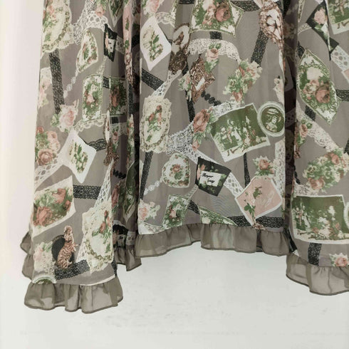 アクシーズファム axes femme レース 総柄 ワンピース レディース JPN:M