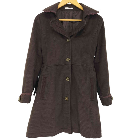 アクシーズファム axes femme 薔薇ボタン ツイル コート レディース JPN:M