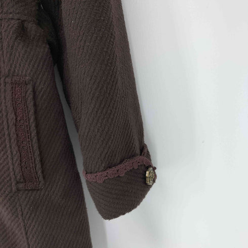 アクシーズファム axes femme 薔薇ボタン ツイル コート レディース JPN:M