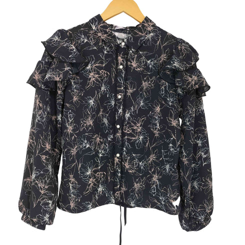 アクシーズ ファム axes femme POETIQUE ラッフルフリルブラウス レディース JPN:M