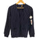 80-90S ORIGINN for MEN チョーク ストライプ ニット カーディガン Japan vintage メンズ JPN:M