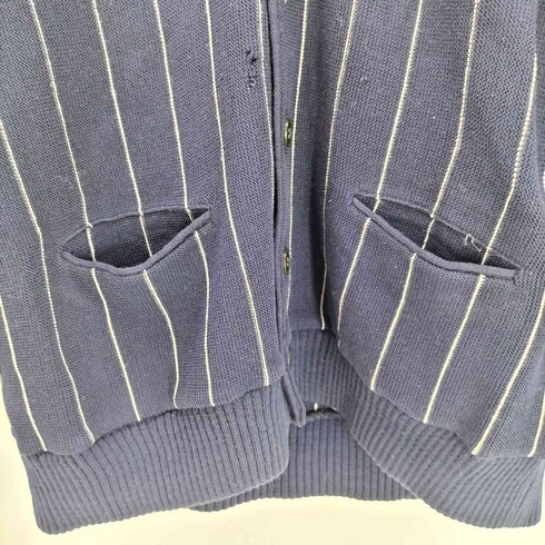 80-90S ORIGINN for MEN チョーク ストライプ ニット カーディガン Japan vintage メンズ JPN:M