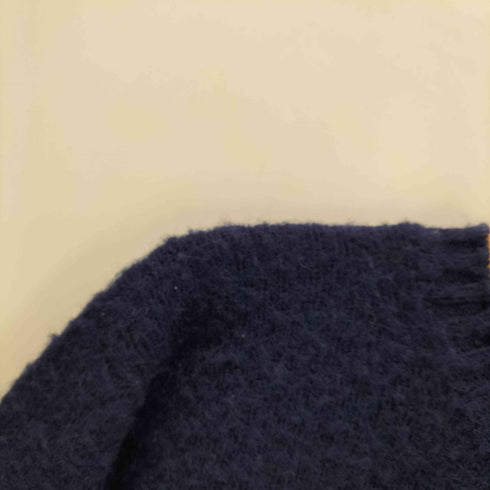 Shetland Woollen Co スコットランド製 PURE NEW WOOL Shaggy dog sweater クルーネック シャギー ドッグ ニット セーター メンズ import:L
