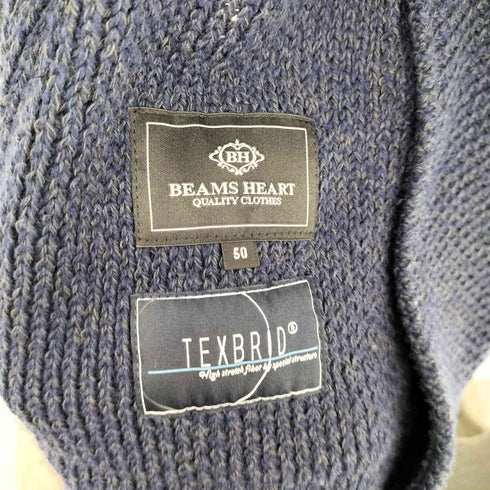 ビームスハート BEAMS HEART 25SS ハニカムニット ジャケット メンズ JPN:50