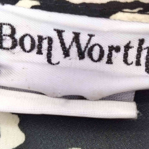 BON WORTH 総柄 S/S シャツ レディース