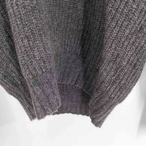 50S northwestern WOOLEN Co PURE NEW WOOL ウール ナイロン ショールカラー ライン ローゲージ ニット セーター メンズ