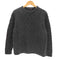 HAND KNITTED 後染め PURE NEW WOOL クルーネック アラン ニット フィッシャーマン ニット メンズ