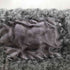 HAND KNITTED 後染め PURE NEW WOOL クルーネック アラン ニット フィッシャーマン ニット メンズ