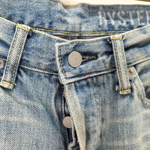 ヒステリックグラマー HYSTERIC GLAMOUR SOUND EXPERIENCE スリムストレートデニムパンツ メンズ 28