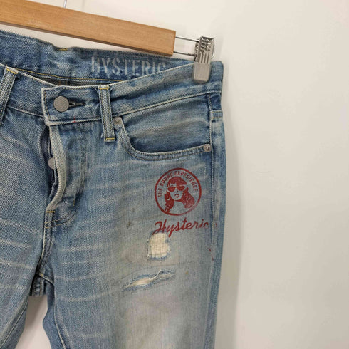 ヒステリックグラマー HYSTERIC GLAMOUR SOUND EXPERIENCE スリムストレートデニムパンツ メンズ 28