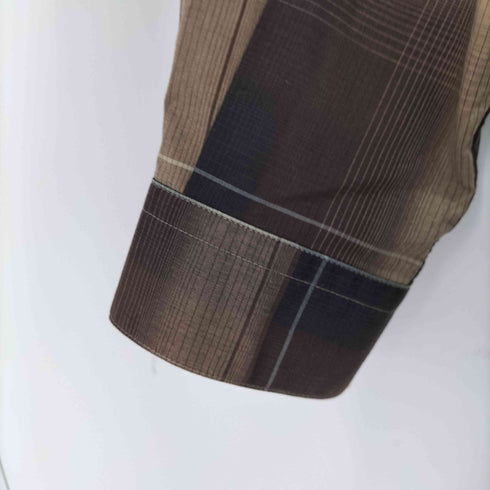 シュガーヒル SUGARHILL 24AW OMBRE PLAID OPEN COLLAR BLOUSE メンズ JPN:1