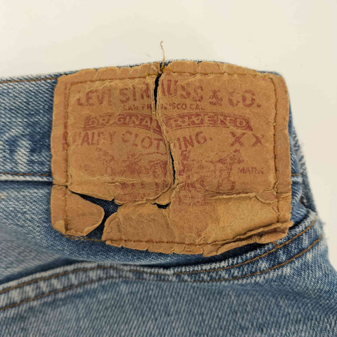 リーバイス Levis 80-90S USA製 501 ボタンフライ デニム パンツ 赤耳 ボタン裏524刻印 エルパソ工場製 メンズ