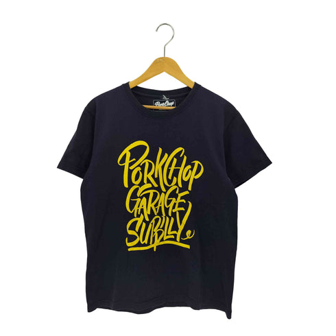 ポークチョップガレージサプライ PORKCHOP GARAGE SUPPLY プリント クルーネックTシャツ メンズ import:M