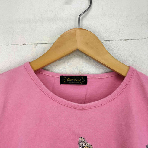 rose baxter mfg by wild side バタフライプリント クルーネックカットソー レディース import:M