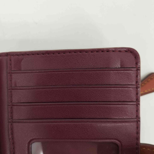 コーチ COACH シグネチャー 二つ折り ラウンドファスナー ウォレット レディース