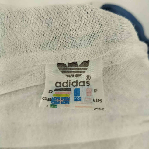 アディダス adidas 80-90S 万国旗タグ 3ストライプサイドジップトレーニングパンツ メンズ