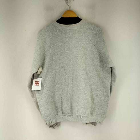 ヘインズ Hanes 90S USA製 フロントプリントラグランスリーブスウェット メンズ import:L