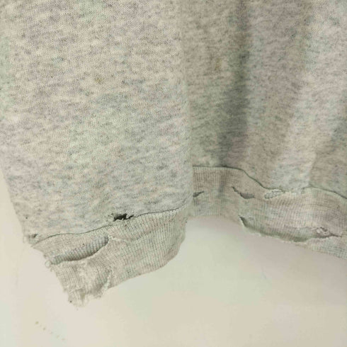 ヘインズ Hanes 90S USA製 フロントプリントラグランスリーブスウェット メンズ import:L