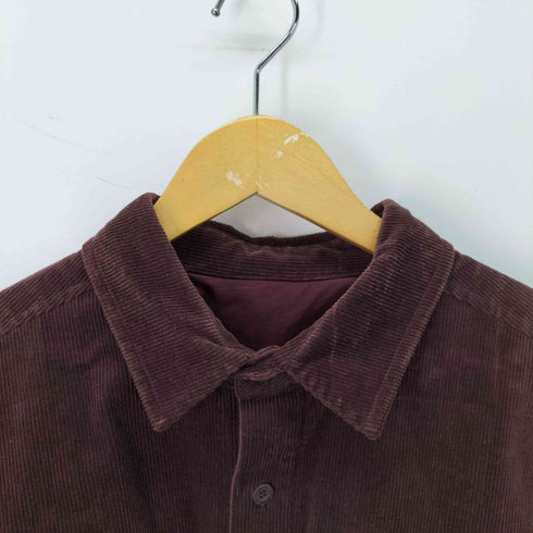 カンゴール KANGOL 刺繍ロゴ コーデュロイシャツジャケット メンズ