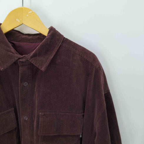 カンゴール KANGOL 刺繍ロゴ コーデュロイシャツジャケット メンズ