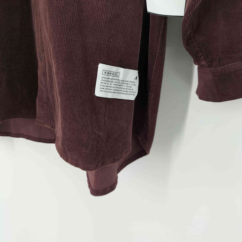 カンゴール KANGOL 刺繍ロゴ コーデュロイシャツジャケット メンズ