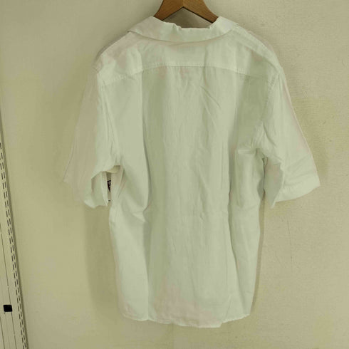 バナナリパブリック BANANA REPUBLIC レーヨン リネン 開襟 オープンカラー S/S シャツ メンズ import:M