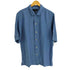 バナナリパブリック BANANA REPUBLIC レーヨン リネン 開襟 オープンカラー S/S シャツ メンズ import:M